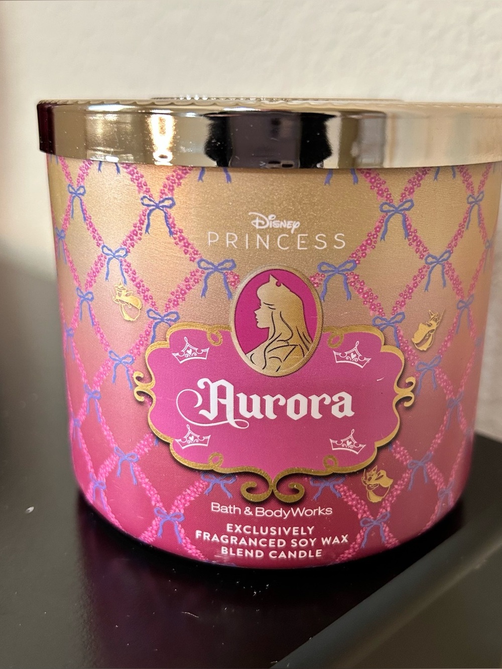Bath & Body Works Disney Princess Aurora Scented 3 Wick Candle
